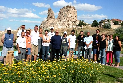 From 17 country, 28 artist are participating to the Cappadocia Art Camp