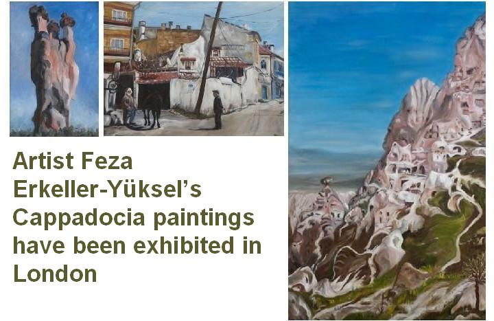 Artist Feza Erkeller-Yksel’s Cappadocia paintings