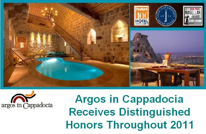 Argos in Cappadocia Receives Distinguished Honors Throughout 2011
