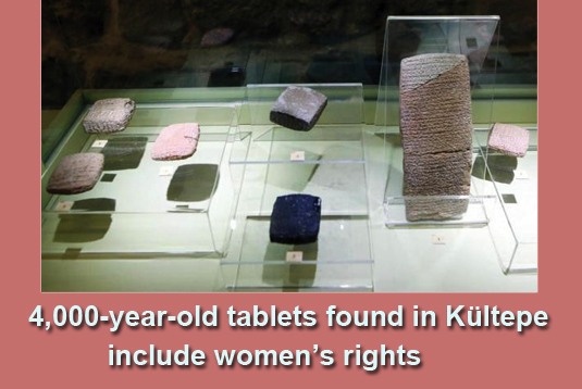 4,000-year-old tablets found in Kltepe include womens rights