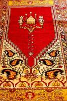 90 years old carpet with Arapeli (Arabic hand) and ubuksuyu motives - Kirkit Carpet Collection