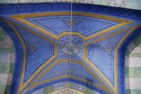 Holy Apostles Church - A detail from ceiling decorations in the yard