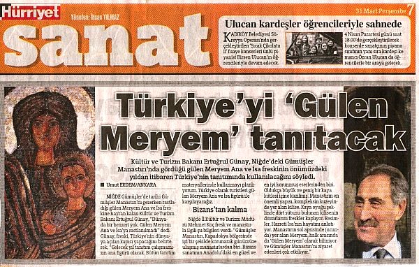 ‘Gülen Meryem’ Türkiye tanıtımında ana figür olarak kullanılabilir mi?