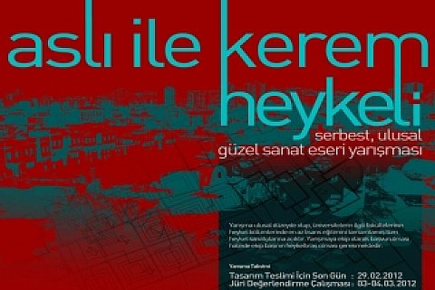 Kayseri Belediyesi “Aslı ile Kerem” heykeli için yarışma açtı