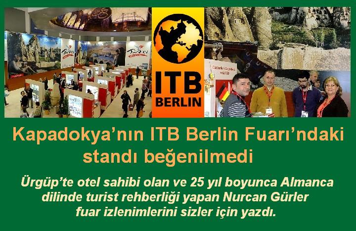 Kapadokya’nın ITB Berlin Fuarı’ndaki standı beğenilmedi