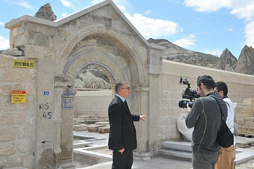 Yunanistan Devlet Televizyonu ERT-3 Mustafapaşa’da çekim yaptı