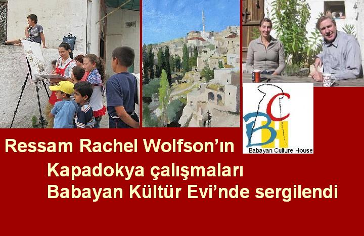 Rachel Wolfson’ın resimleri Babayan Kültür Evi’nde sergilendi