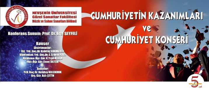 NEÜ Müzik ve Sahne Sanatları Bölümü’nden “Cumhuriyet” konseri