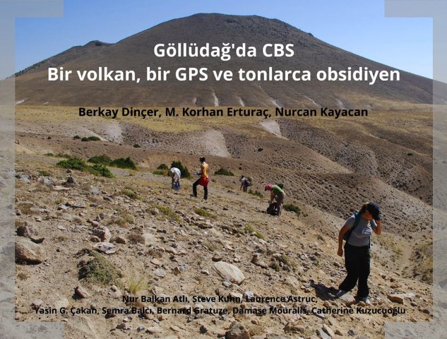 Arkeolojide CBS Uygulamaları sempozyumunda Göllüdağ sunumu