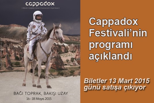 Cappadox Festivalinin programı açıklandı