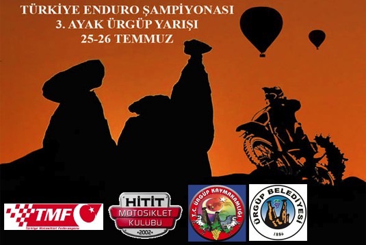 Türkiye Enduro Şampiyonası 3. Ayak Yarışı Ürgüpte yapılacak