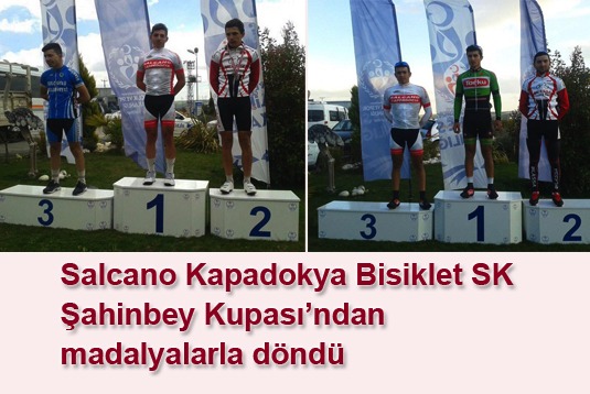 Salcano Kapadokya Bisiklet SK Şahinbey Kupasından madalyalarla döndü