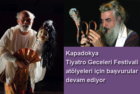 Kapadokya Tiyatro Geceleri Festivali atölyeleri için başvurular devam ediyor