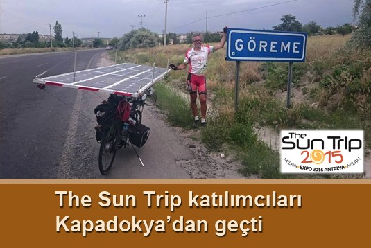 The Sun Trip katılımcıları Kapadokyadan geçti