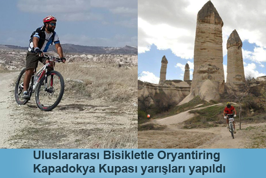 Uluslararası Bisikletle Oryantiring Kapadokya Kupası yarışları yapıldı
