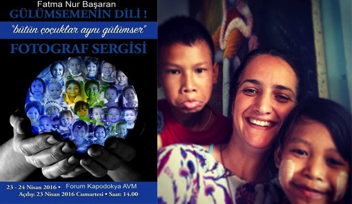 Fatma Nur Başaranın Gülümsemenin Dili fotoğraf sergisi Kapadokyada