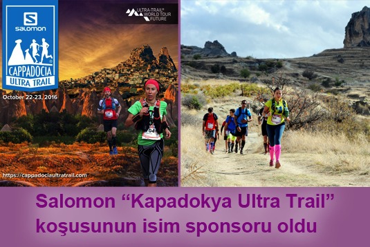 Salomon Kapadokya Ultra Trail koşusunun isim sponsoru oldu