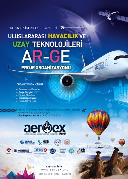 AEROEX-2016 Kayseride yapılacak