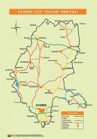 Avanos İlçesi Belde ve Köy Yolları Haritası