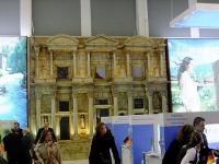 ITB Berlin 2012 Fuarı - Türkiye bölümünde Efes Celsus Kütüphanesi replikası